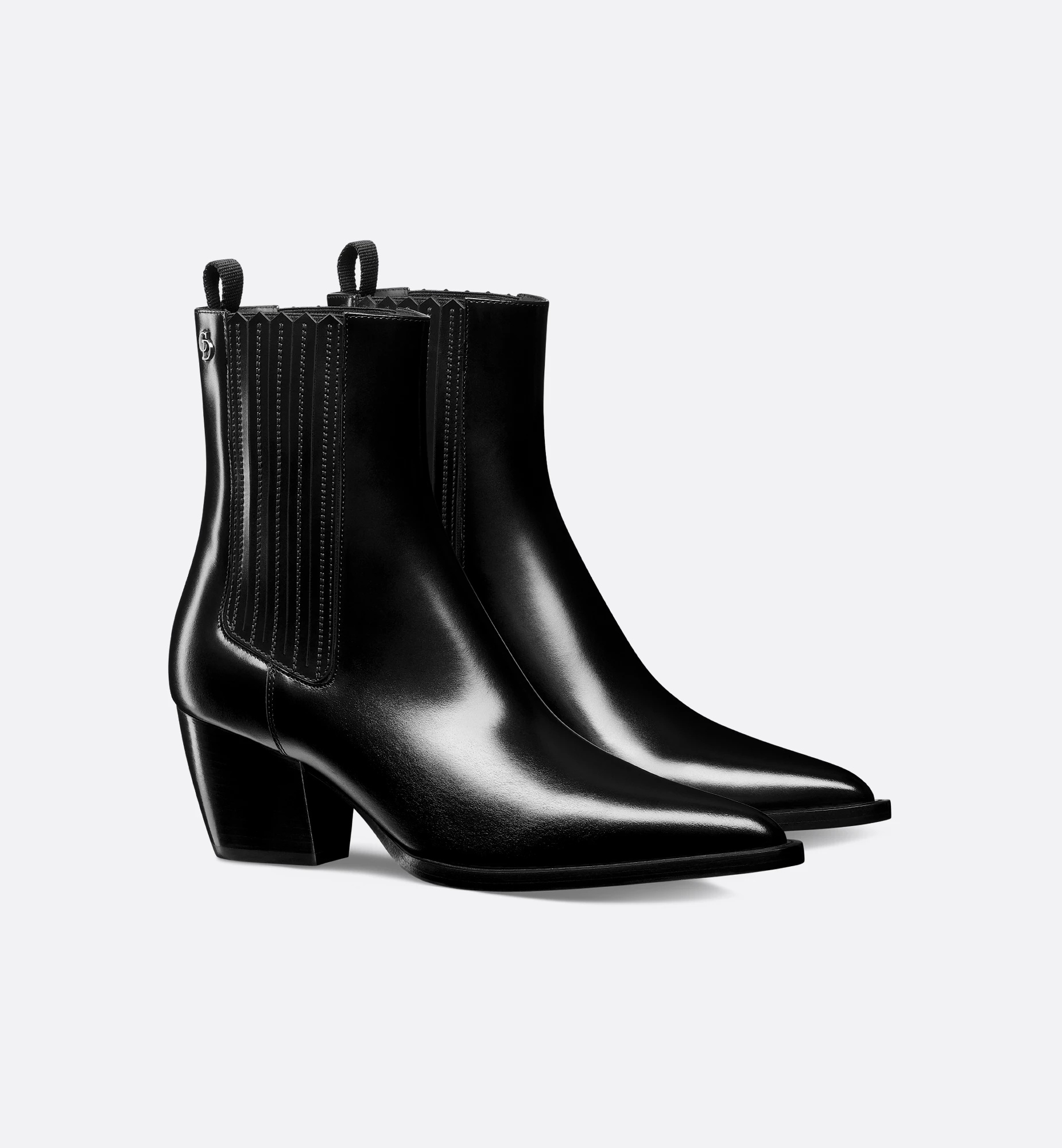 Dior Wild Heeled Ankle Boot In Black