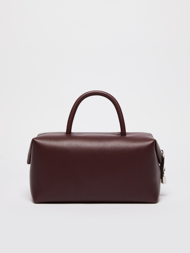 Max Mara Cross-body Bag With Detachable Strap And Top Handle In Red