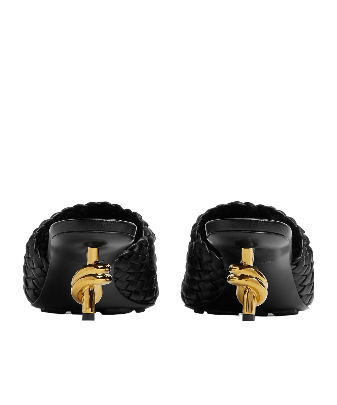 Bottega Veneta Knot Logo Muller Shoes In Black