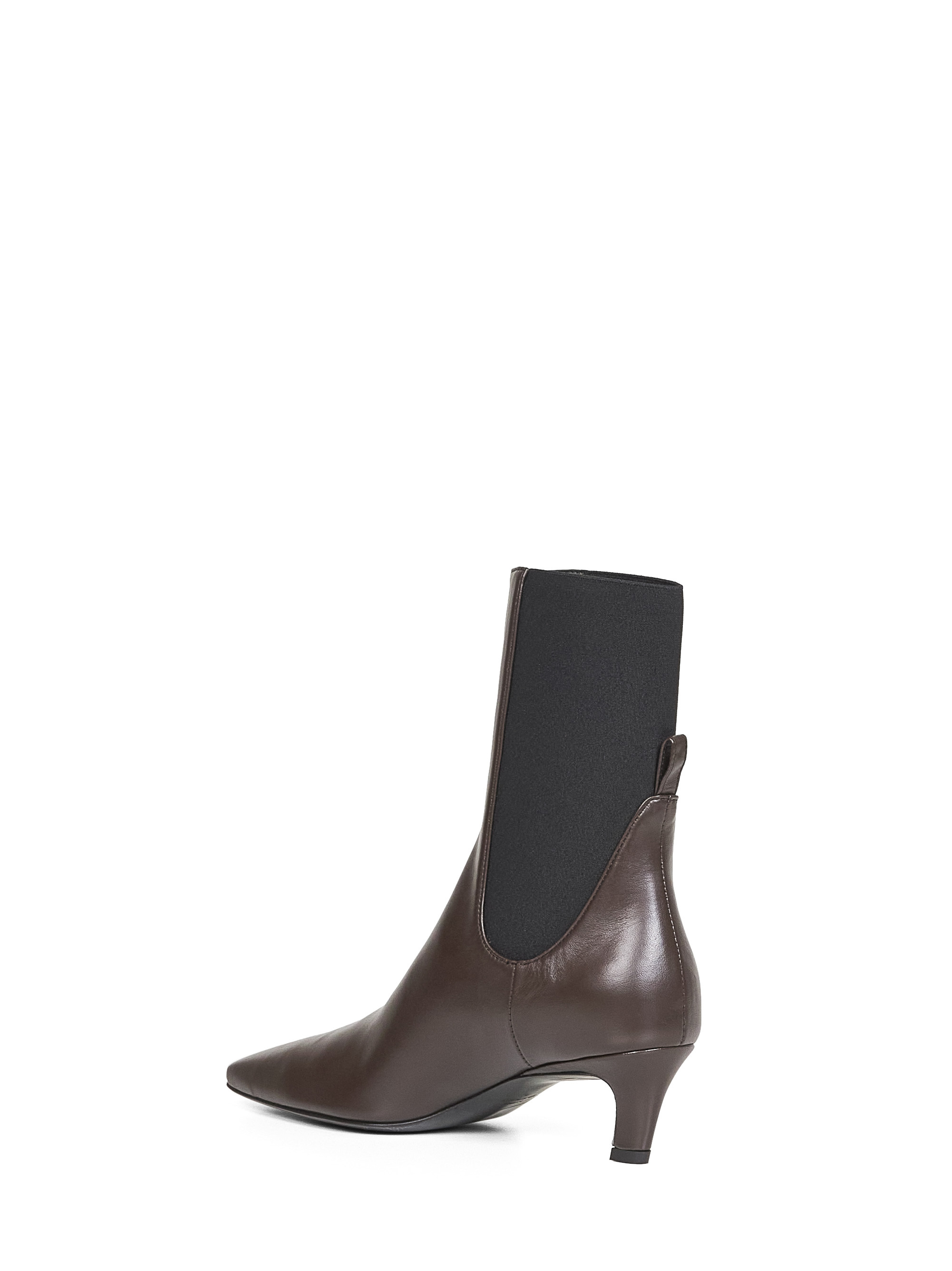 Totême Pull-ring Ankle Boots In Brown
