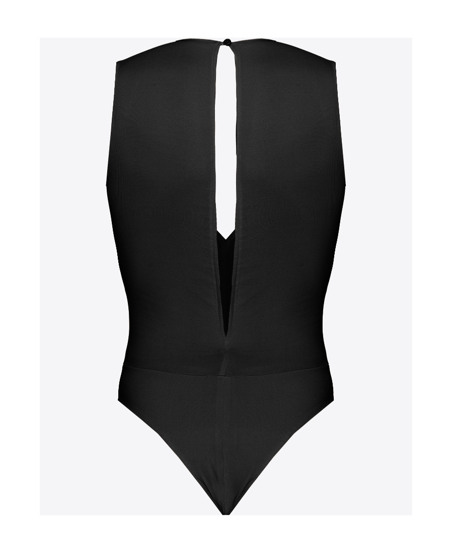 Pinko Open-back Detail Body In Black
