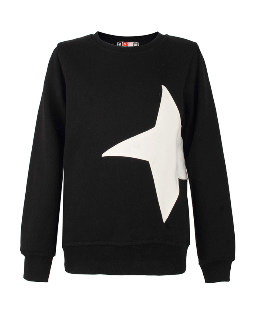 Shop Msgm Logo Hoodie In Black