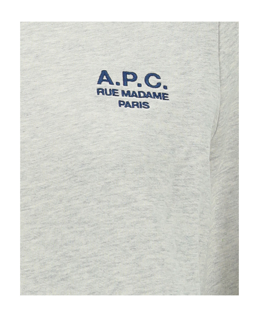Apc Unisex Rue Madame Sweatshirt In Gray