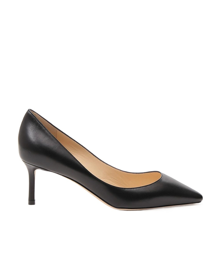 Shop Jimmy Choo Romy60 Pointed High Heels In Black