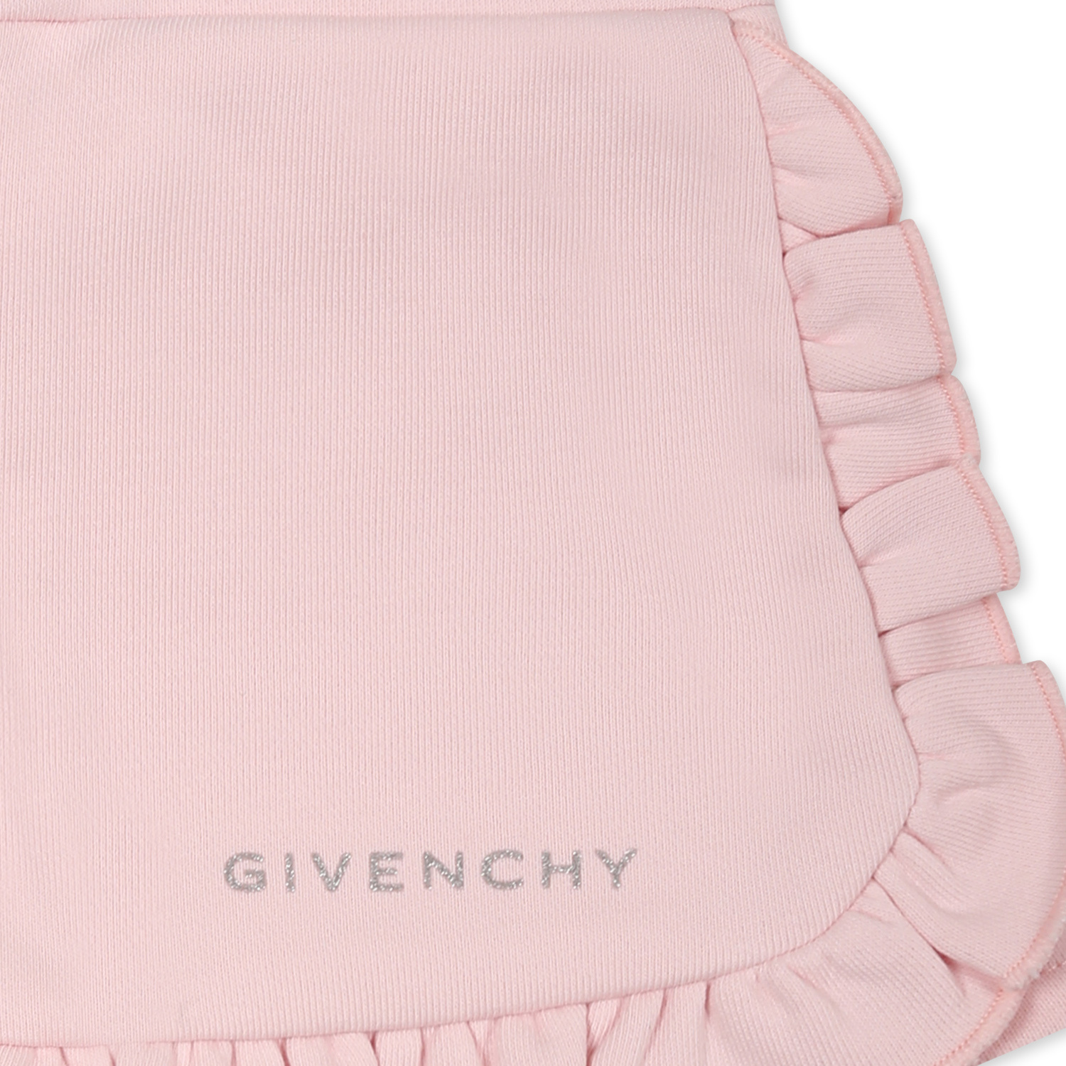 Givenchy Letter Detail Shorts In Pink