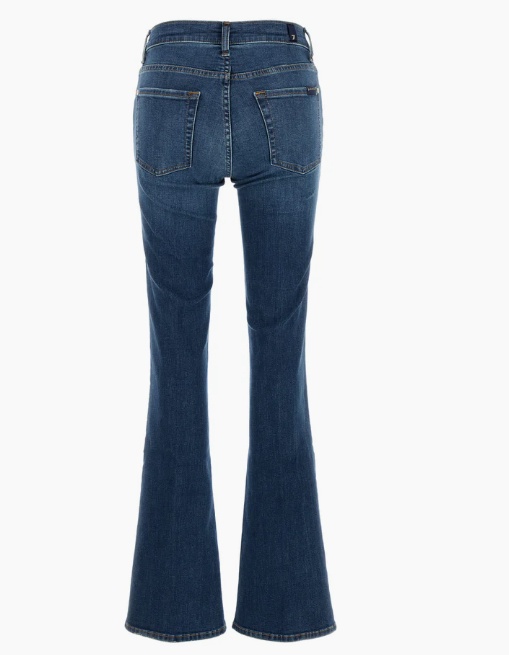 7 For All Mankind Illusion Stretch Bootcut Jeans In Blue