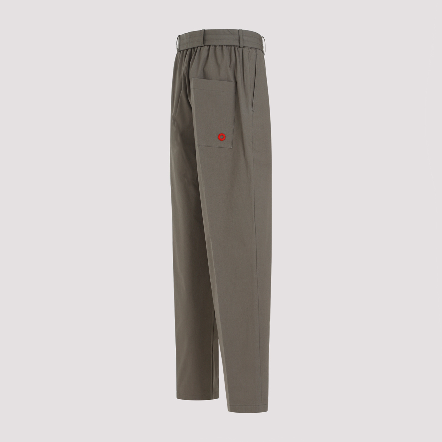 Craig Green Logo-embroidered Drawstring Straight-leg Pants In Green