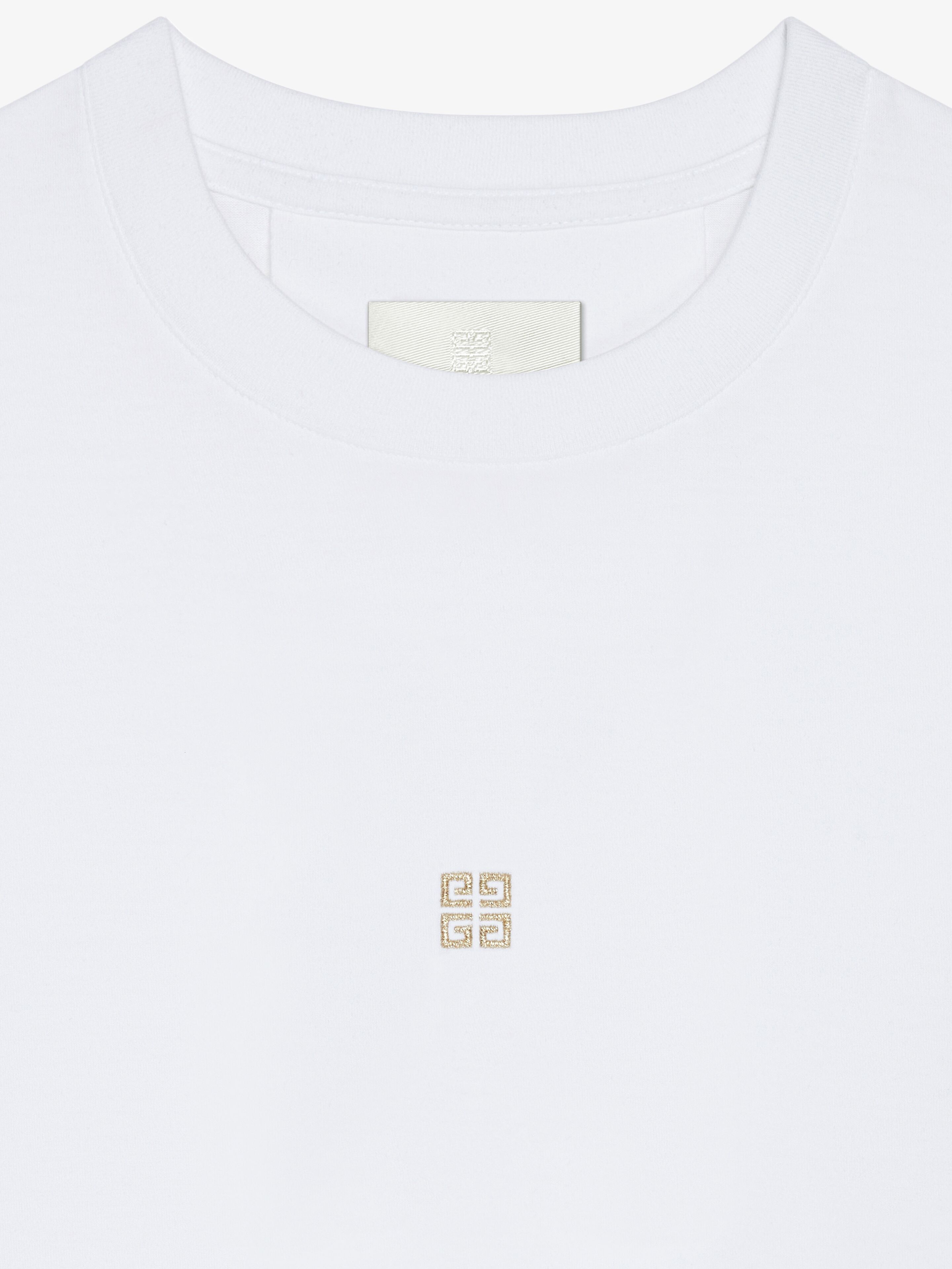Givenchy T-shirt Slim En Coton In White