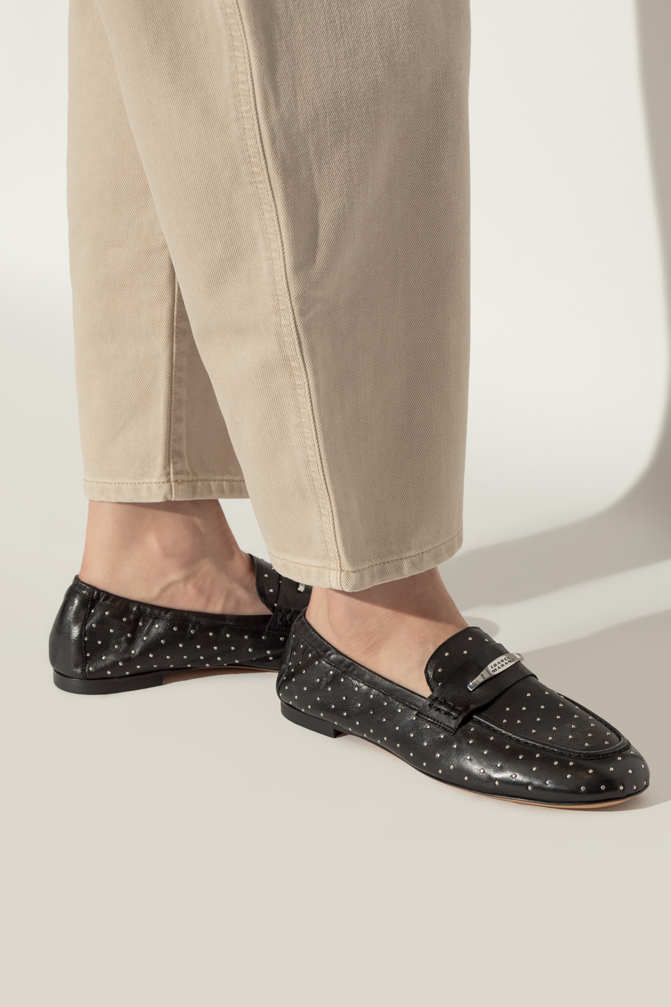 Isabel Marant Round Toe Loafers