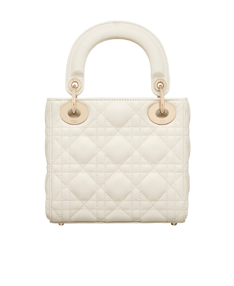 Dior Logo Mini Shoulder Bag In White