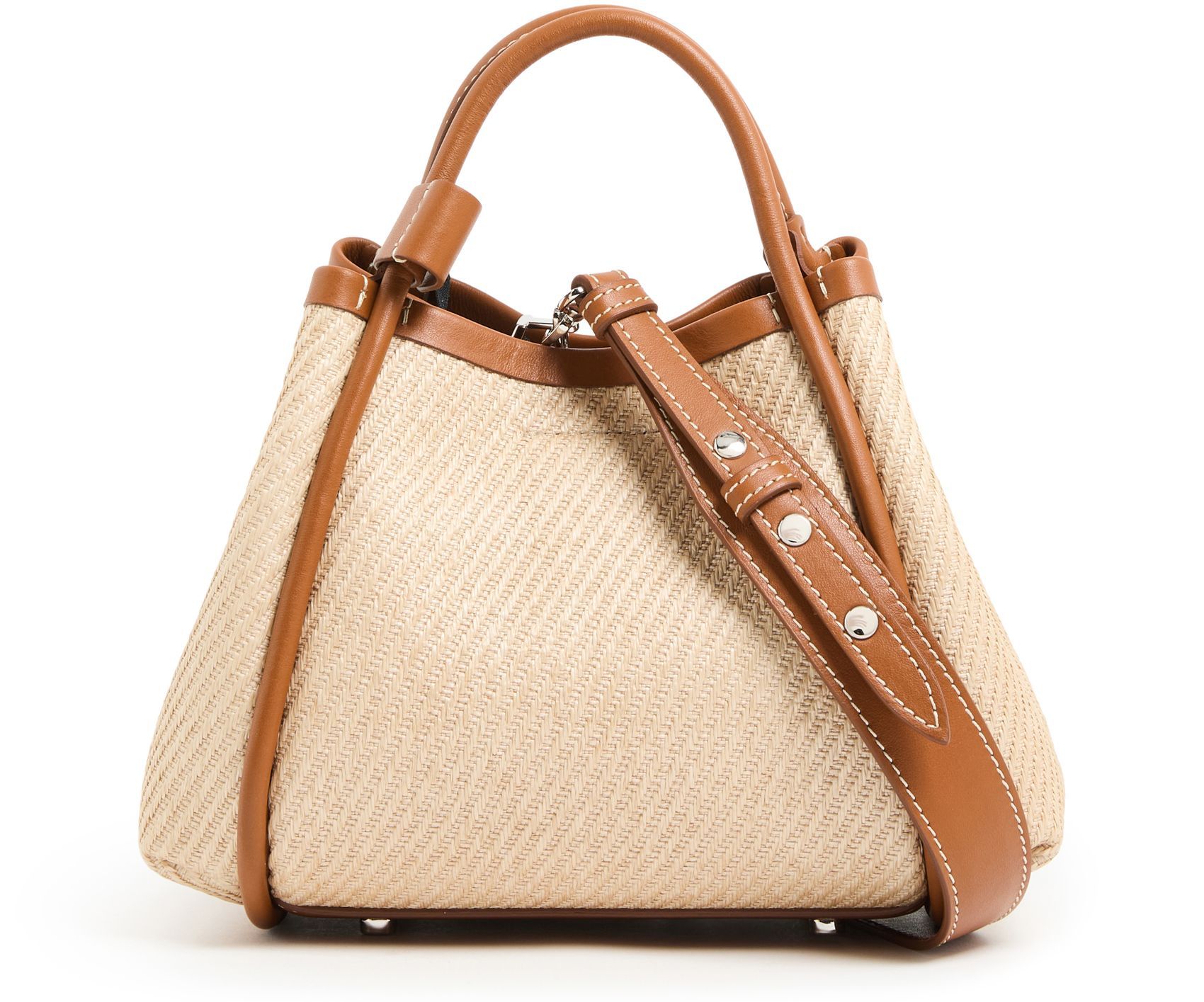 Max Mara Pattern Shoulder Bag In Nude