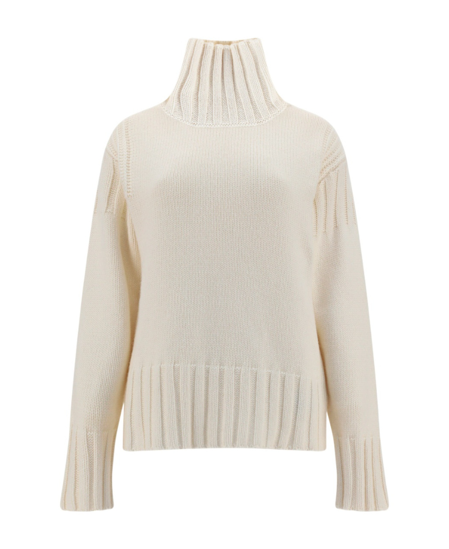 Jil Sander Wool And Silk Sweater Women In White