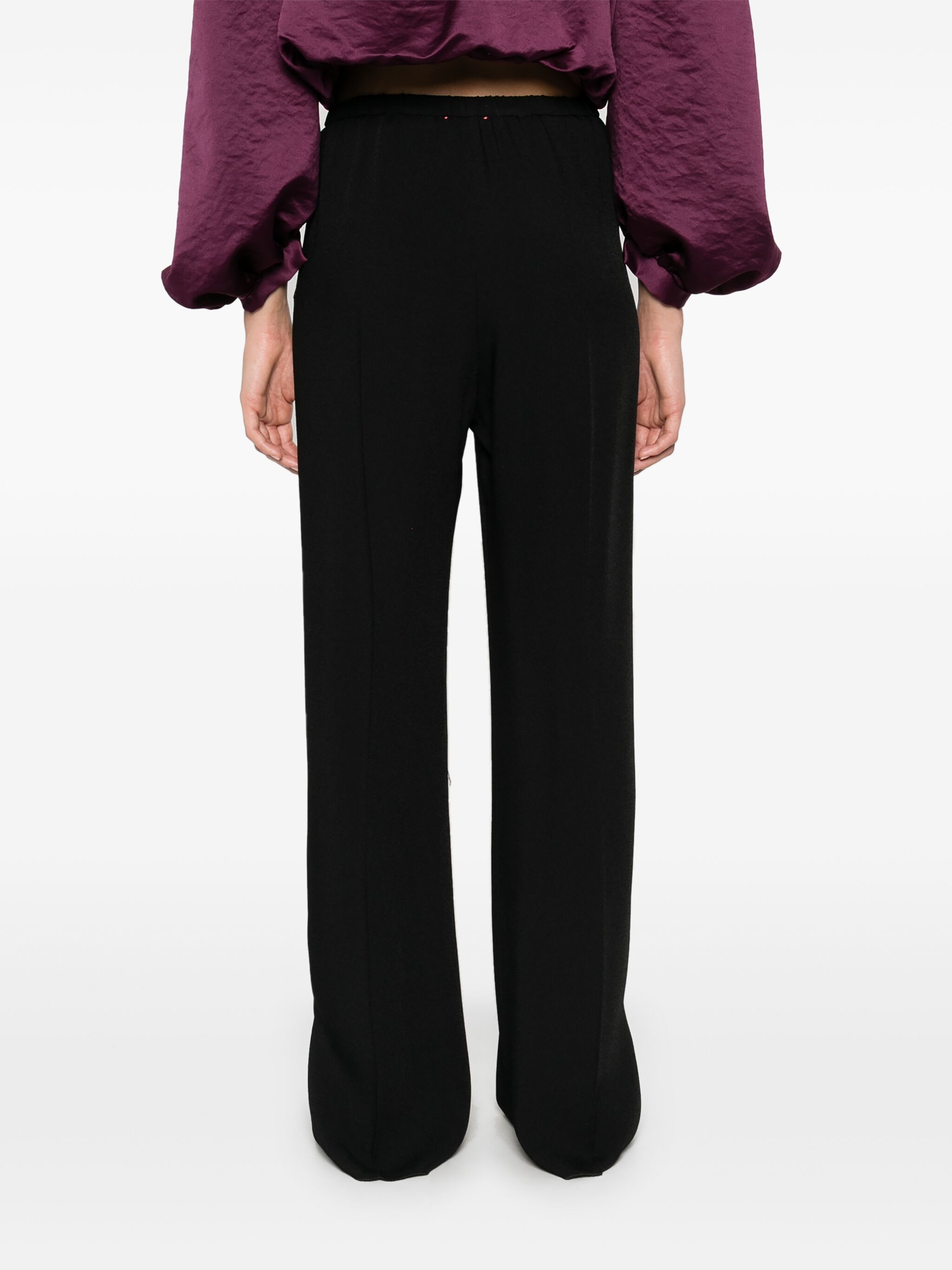Forte Forte Dark Blue Straight Leg Trousers