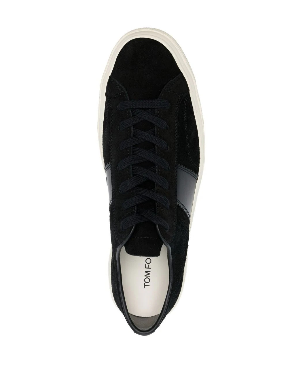 Tom Ford Logo-print Low-top Sneakers In Black