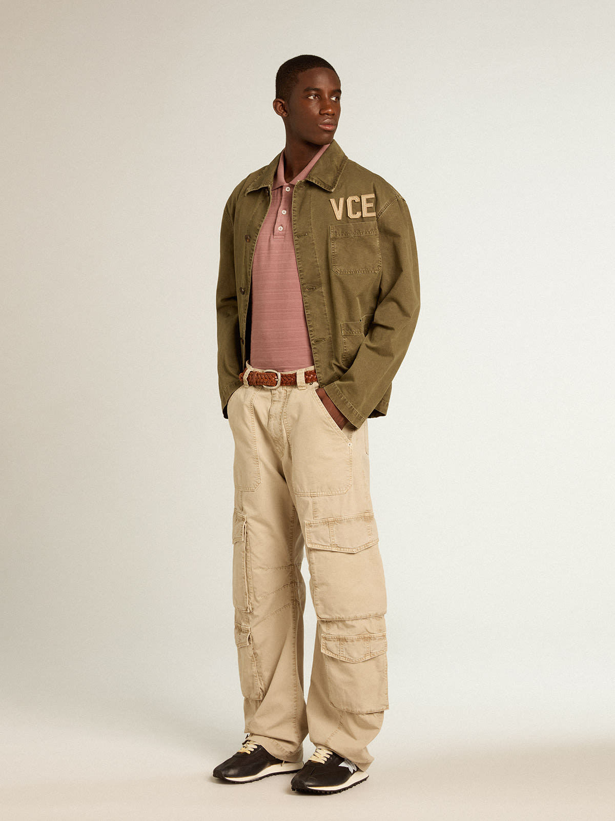 Golden Goose Men's Journey M`s Cargo Pant In Nude