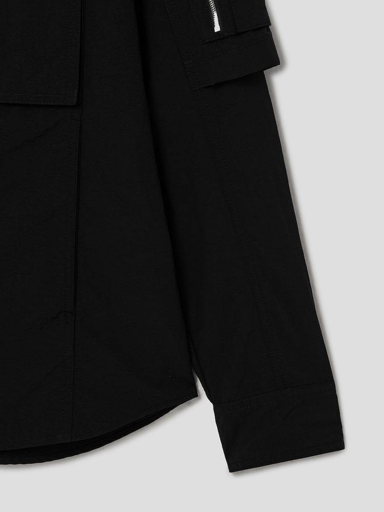Juunj Long-sleeved Shirt In Black
