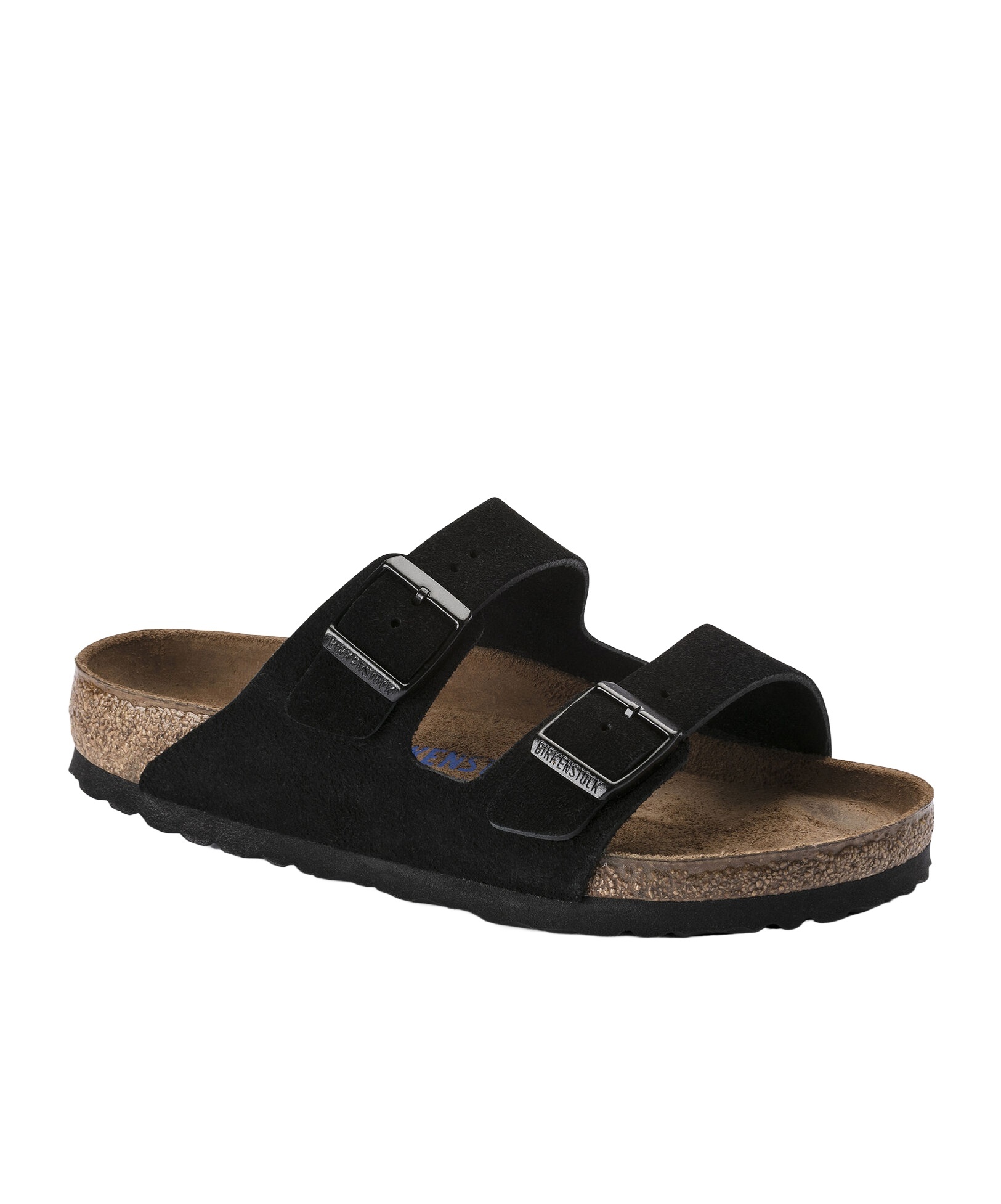 Birkenstock Open-toed Slippers In Black