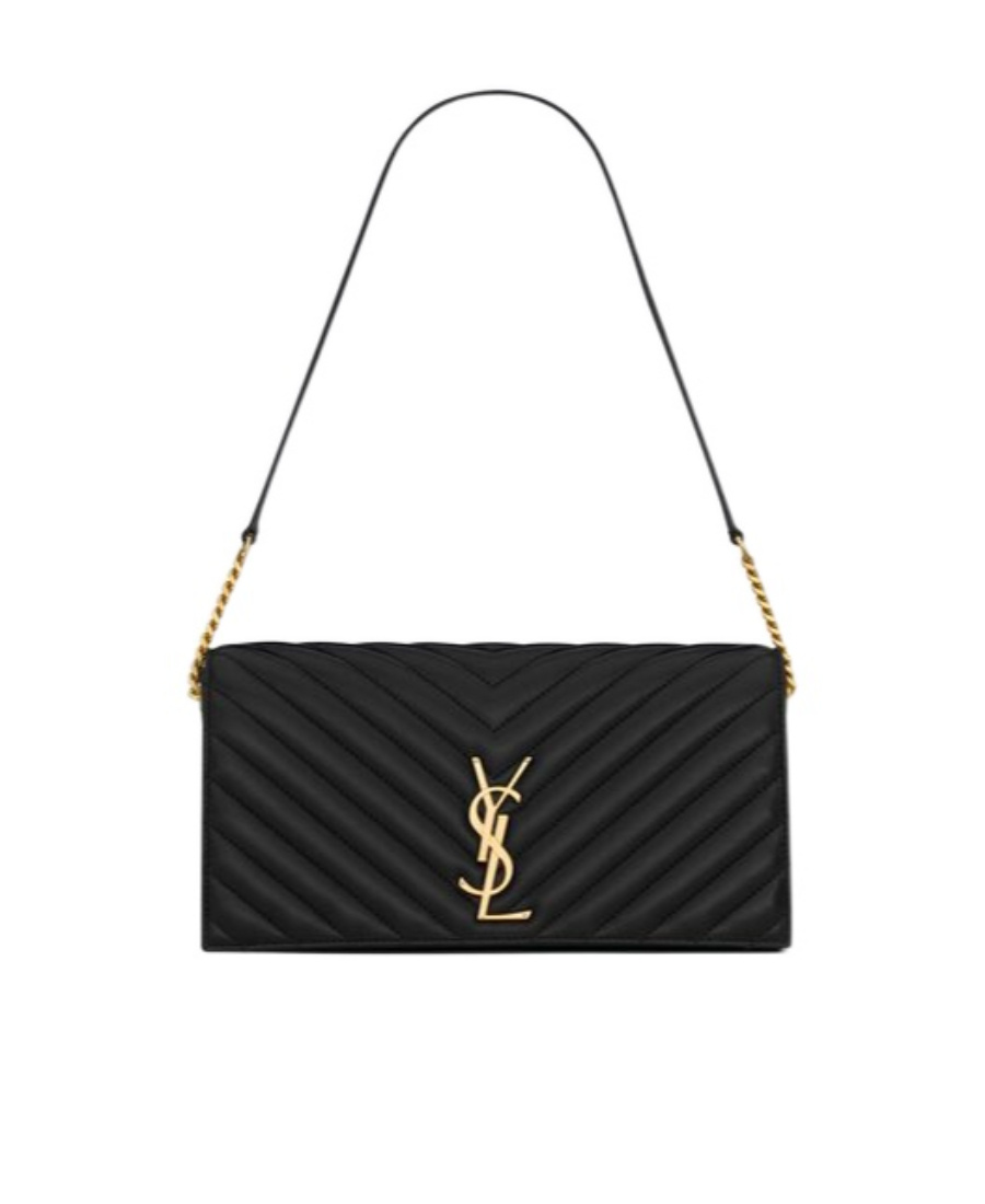 Saint Laurent Kate 99 Quilted Shoulder Bag In Black