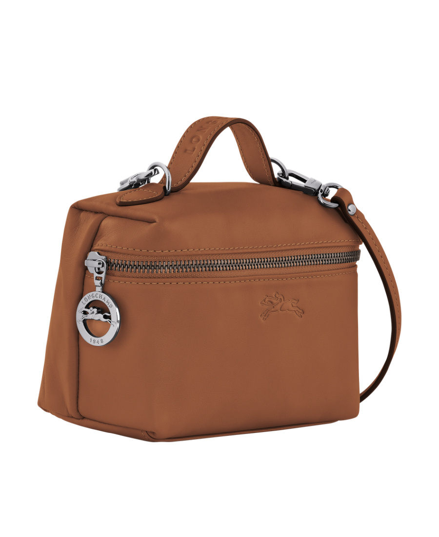 Longchamp Le Pliage Xtra Xs Satchel Bag In Brown