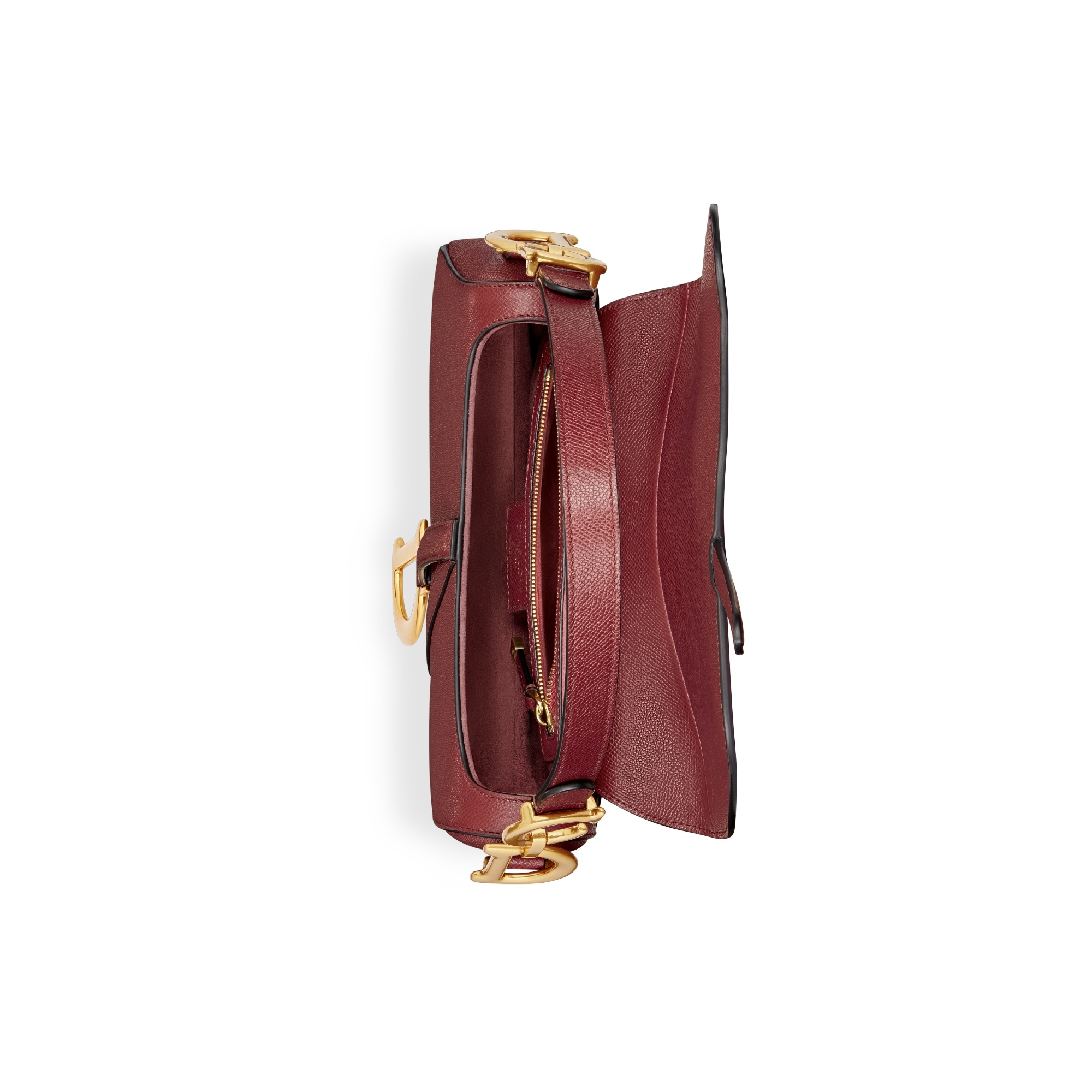 Dior Saddle Bag With Shoulder Strap In Brown
