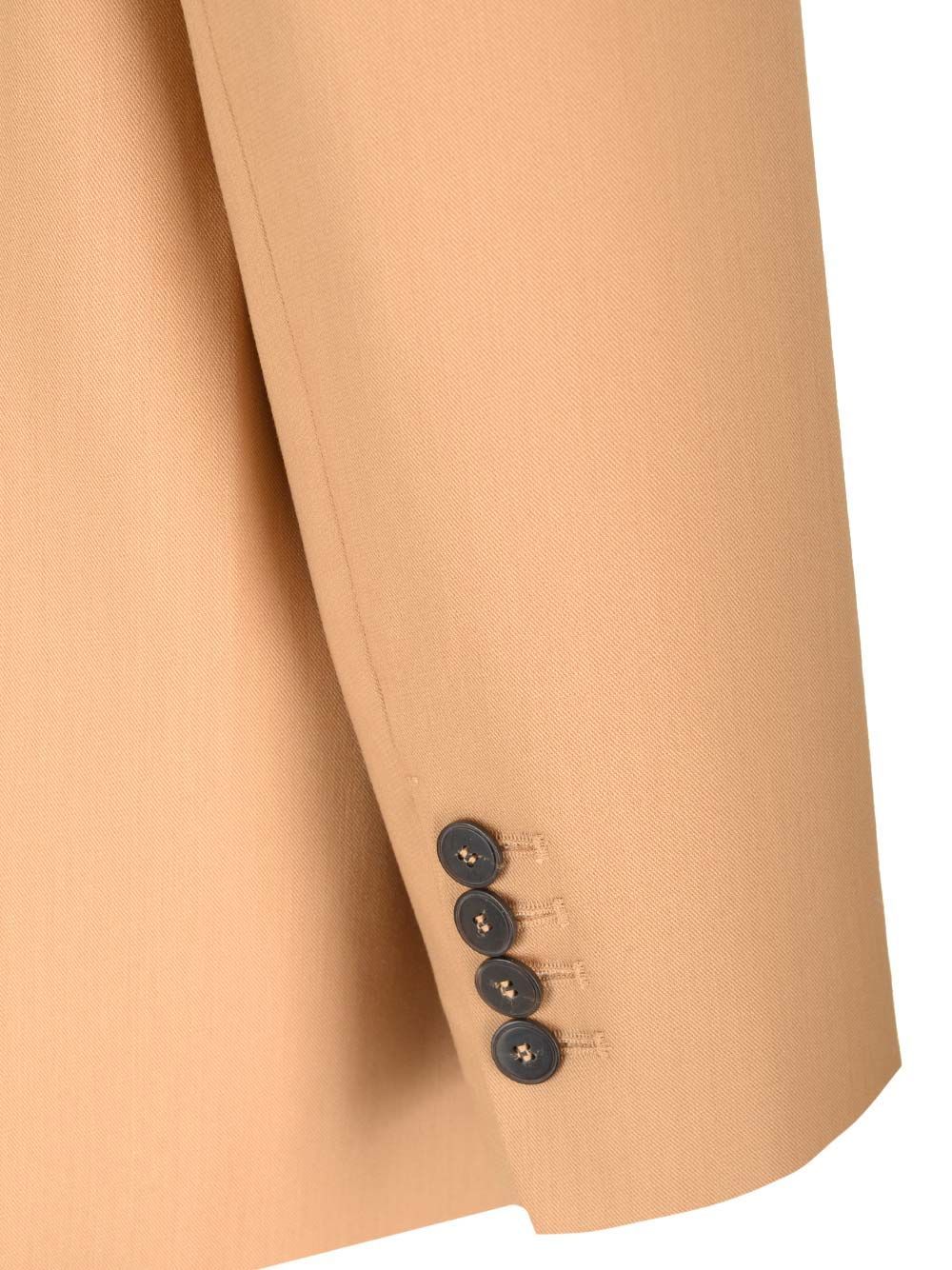 Forte Forte Long-sleeved Suit Jacket In Beige