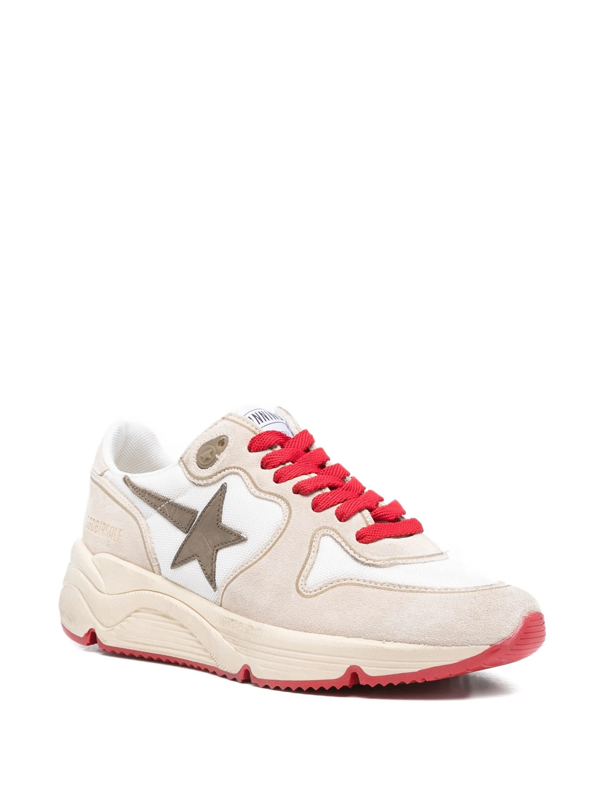 Golden Goose Star-detail Lace-up Sneakers In Brown