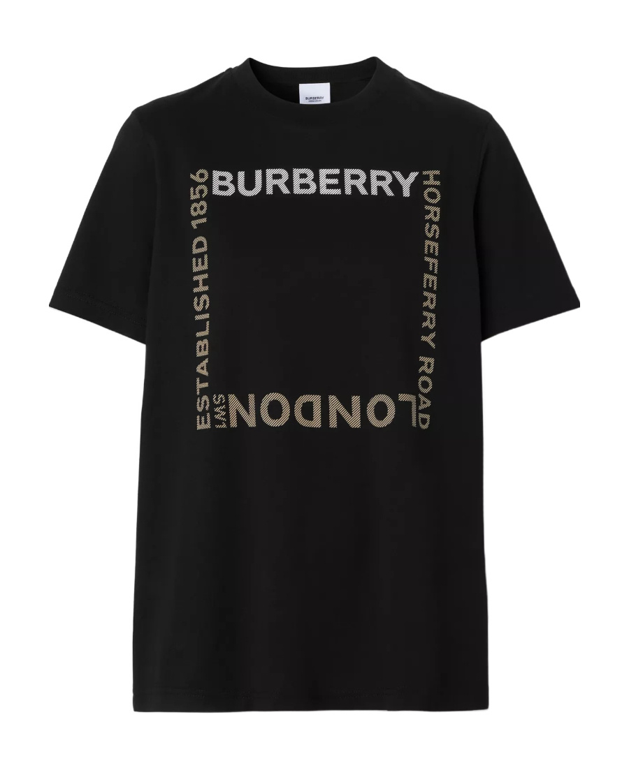 BURBERRY BURBERRY LOGO DETAILED CREWNECK T-SHIRT