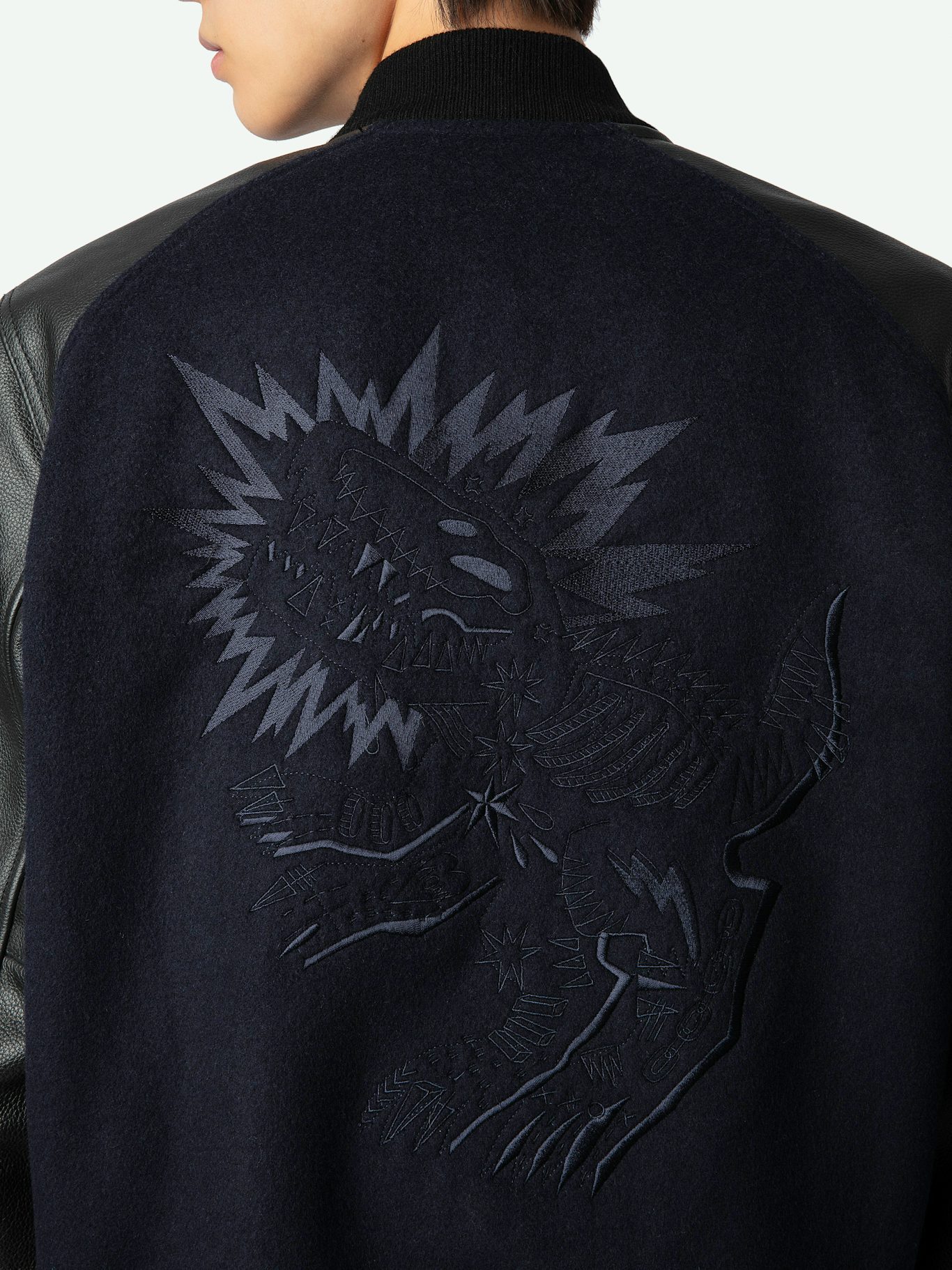 Zadig & Voltaire Birdieh Wool Bomber Jacket
