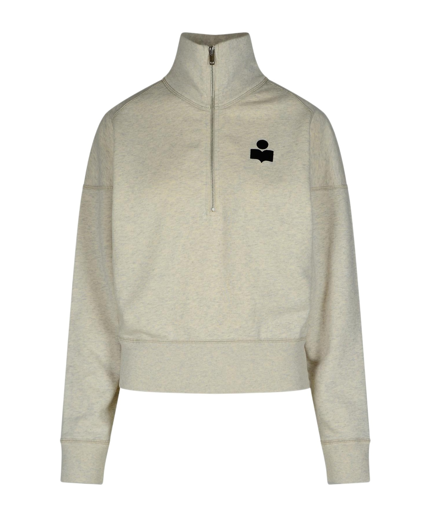 Isabel Marant Étoile Turtleneck Long Sleeve Sweatshirt In Nude