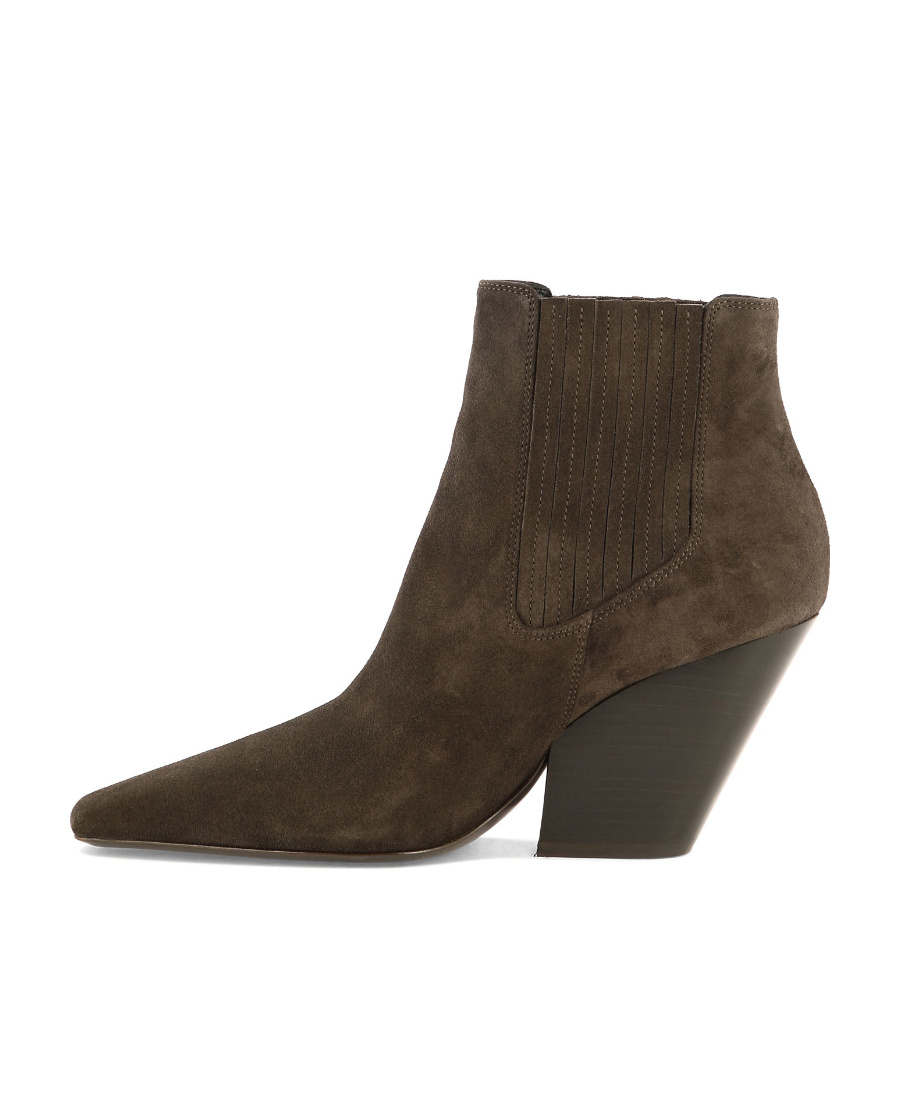 Casadei Anastasia Vulcano Ankle Boots Brown In Brown