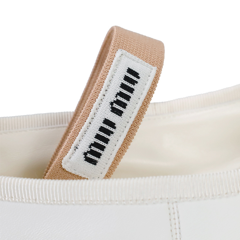 Miu Miu Miu Ballet Ballet Shoes In White