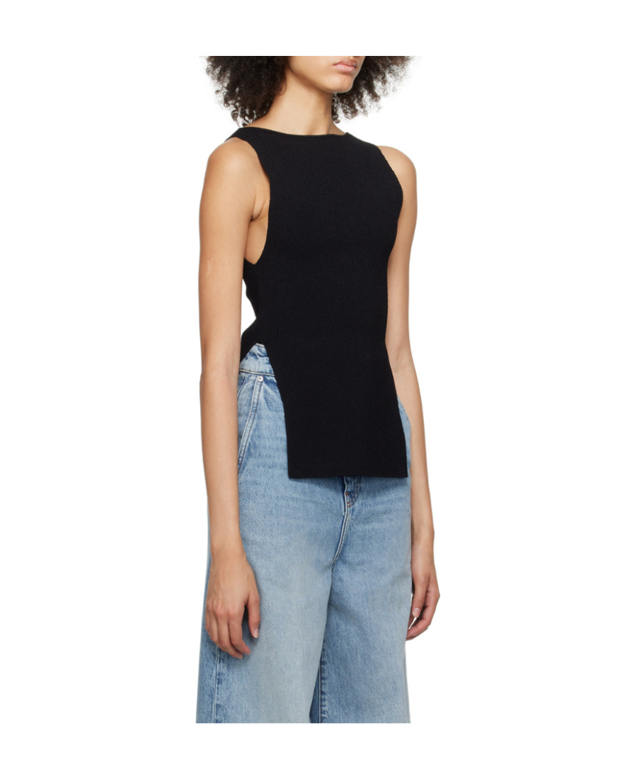 KHAITE KHAITE CREWNECK SLEEVELESS TANK TOP