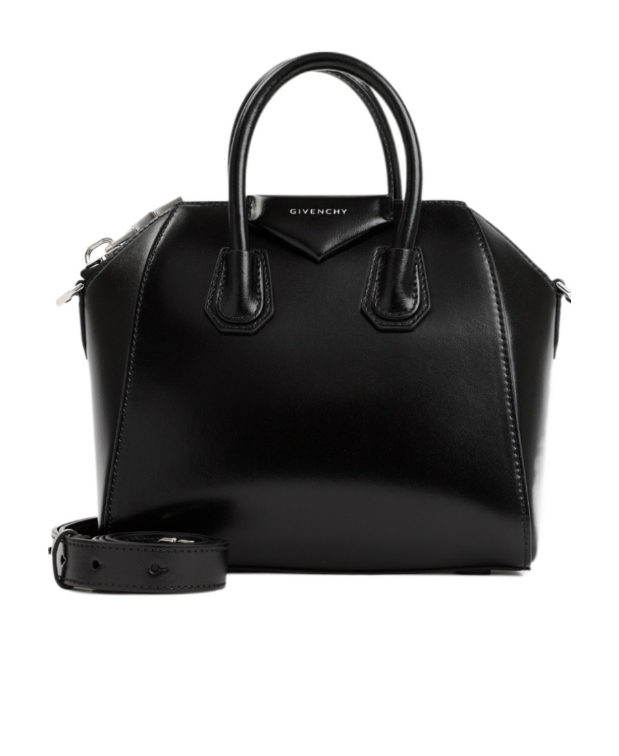 Givenchy Antigona Logo-lettering Tote Bag In Black