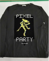 Iceberg T-shirt With Round Neck And Long Sleeves In Black