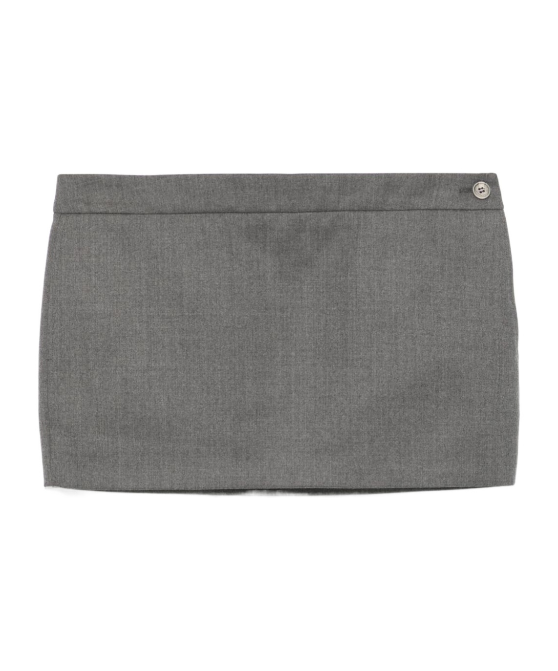 Wardrobe.nyc Dart-detail Mini Skirt In Gray