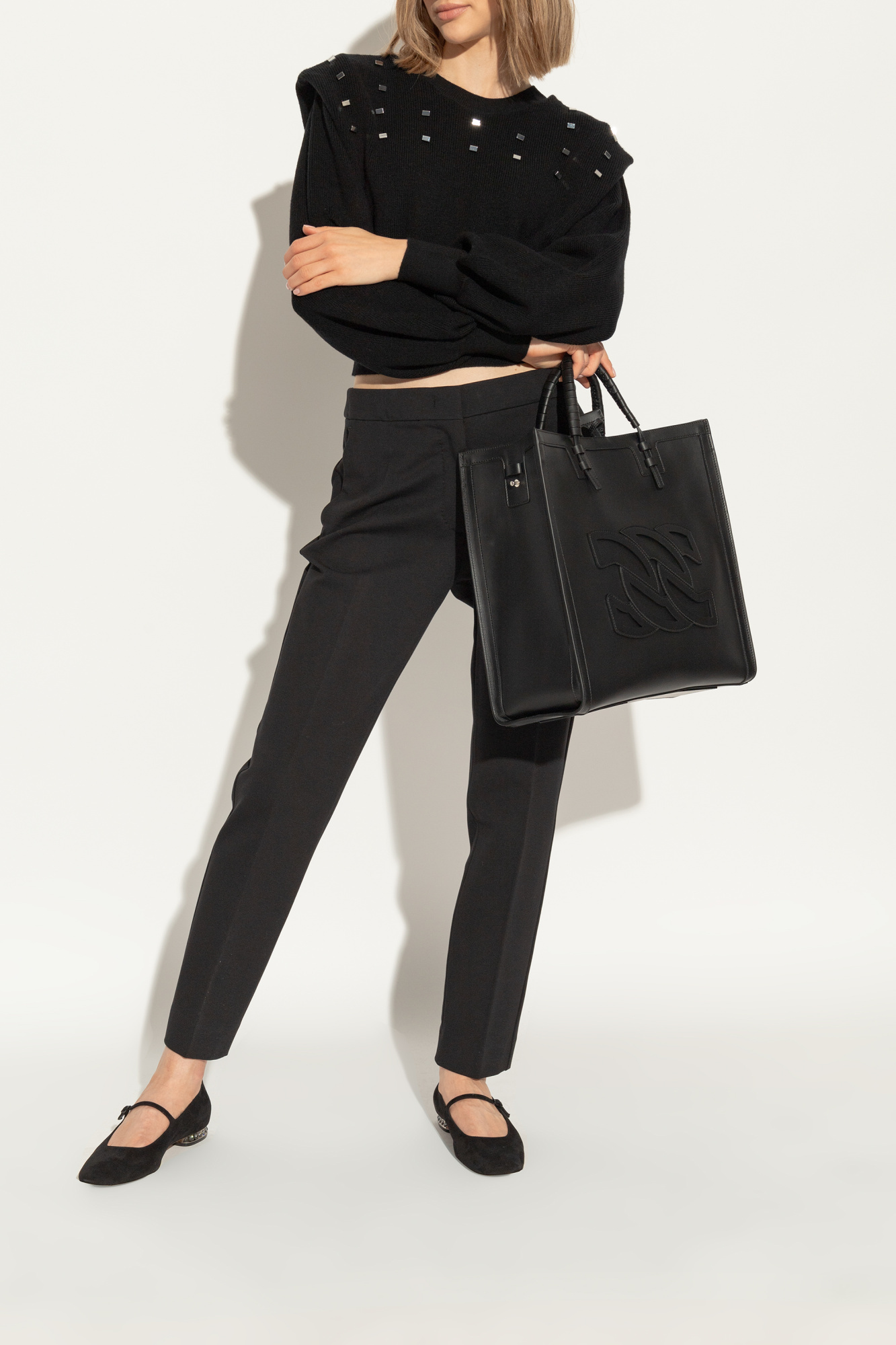 Casadei Buckle Strap Pumps In Black