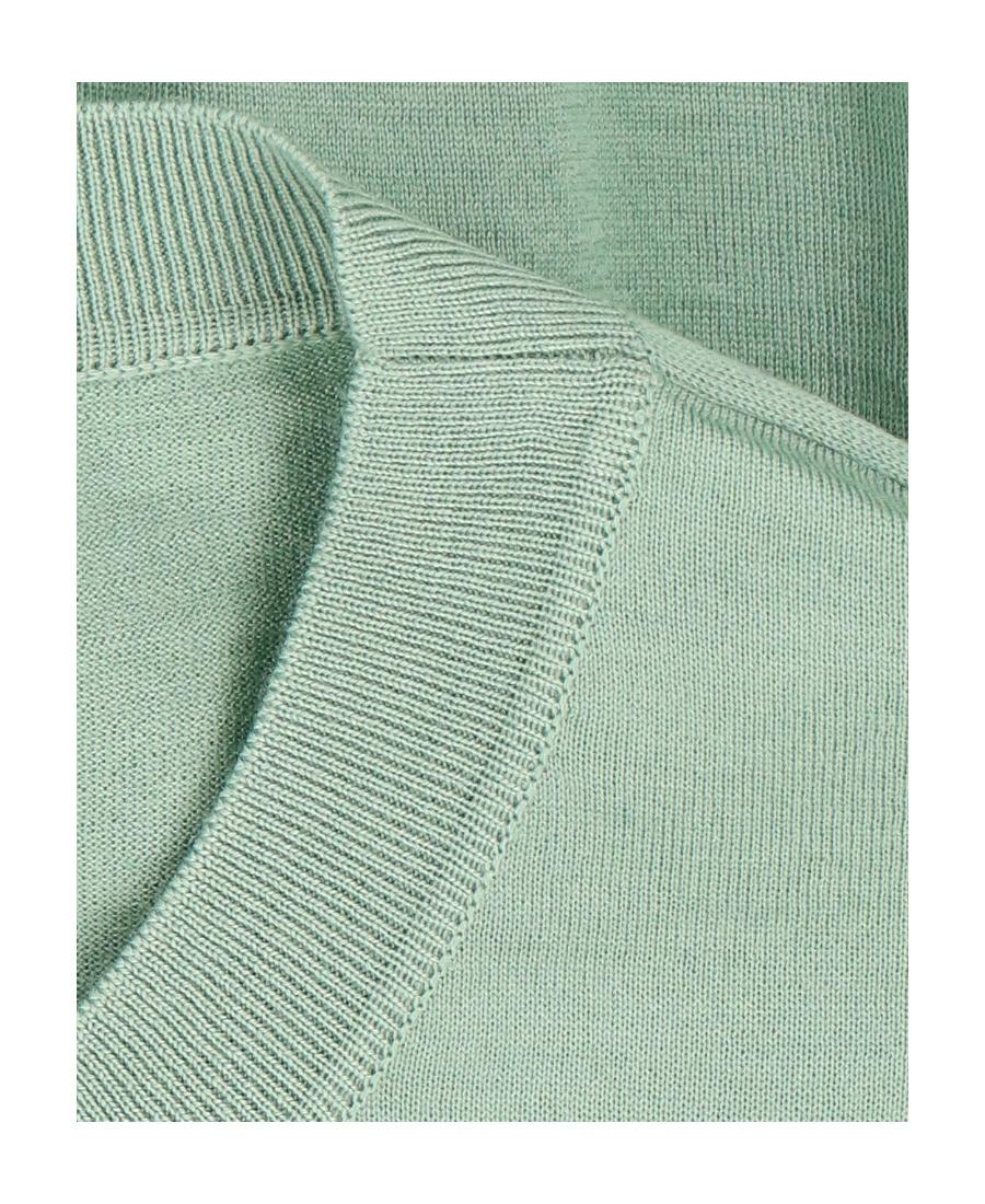 Prada Men Logo Embroidery Sweater In Green