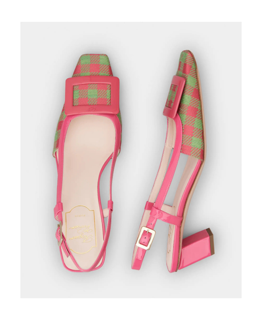 Roger Vivier Belle Vivier High Heels With Metal Buckle Back Loop In Red
