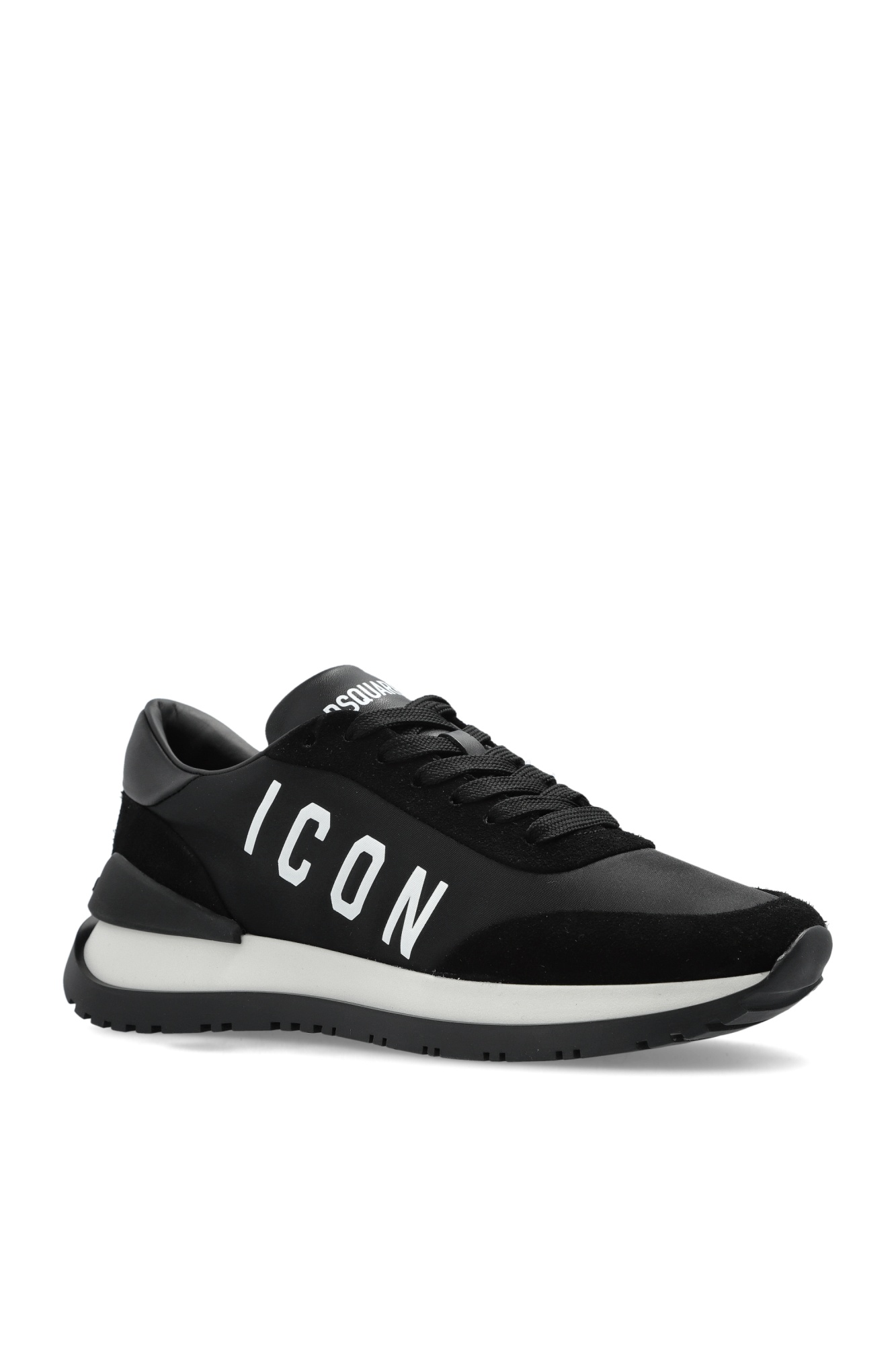 Dsquared2 Lace Up Sneakers In Black