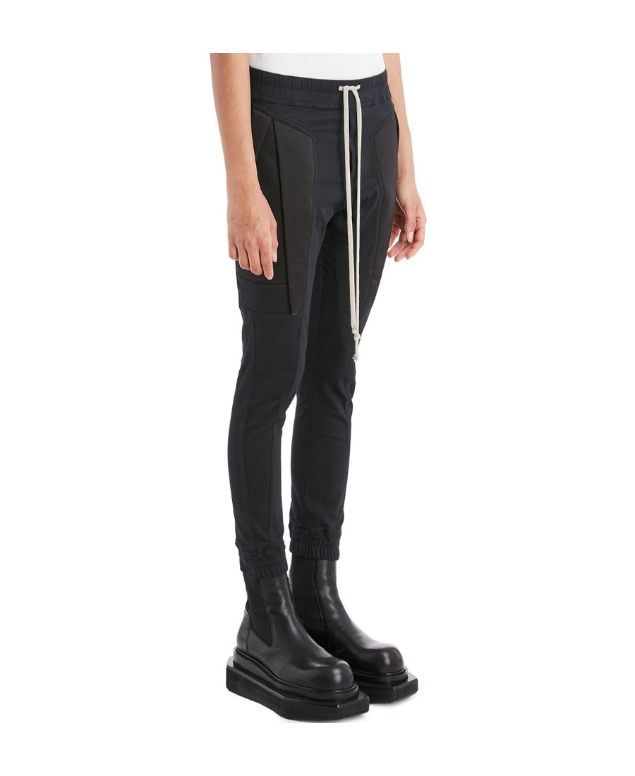 Rick Owens Fogachine Fog Biker Trousers In Black