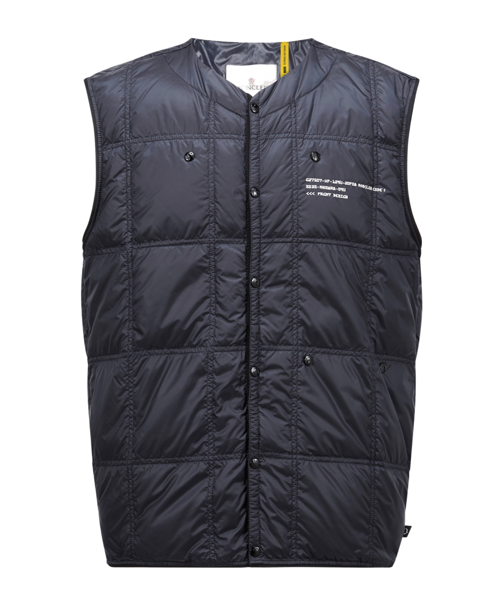Shop Moncler X Frgmt Vaile Packable Down Gilet In Blue