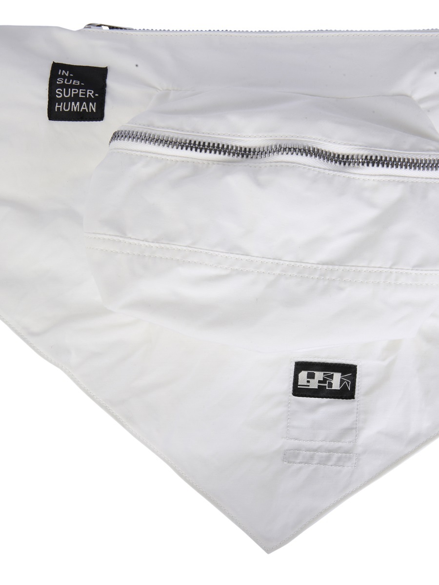 Rick Owens Drkshdw Bandana Belt Bag In White