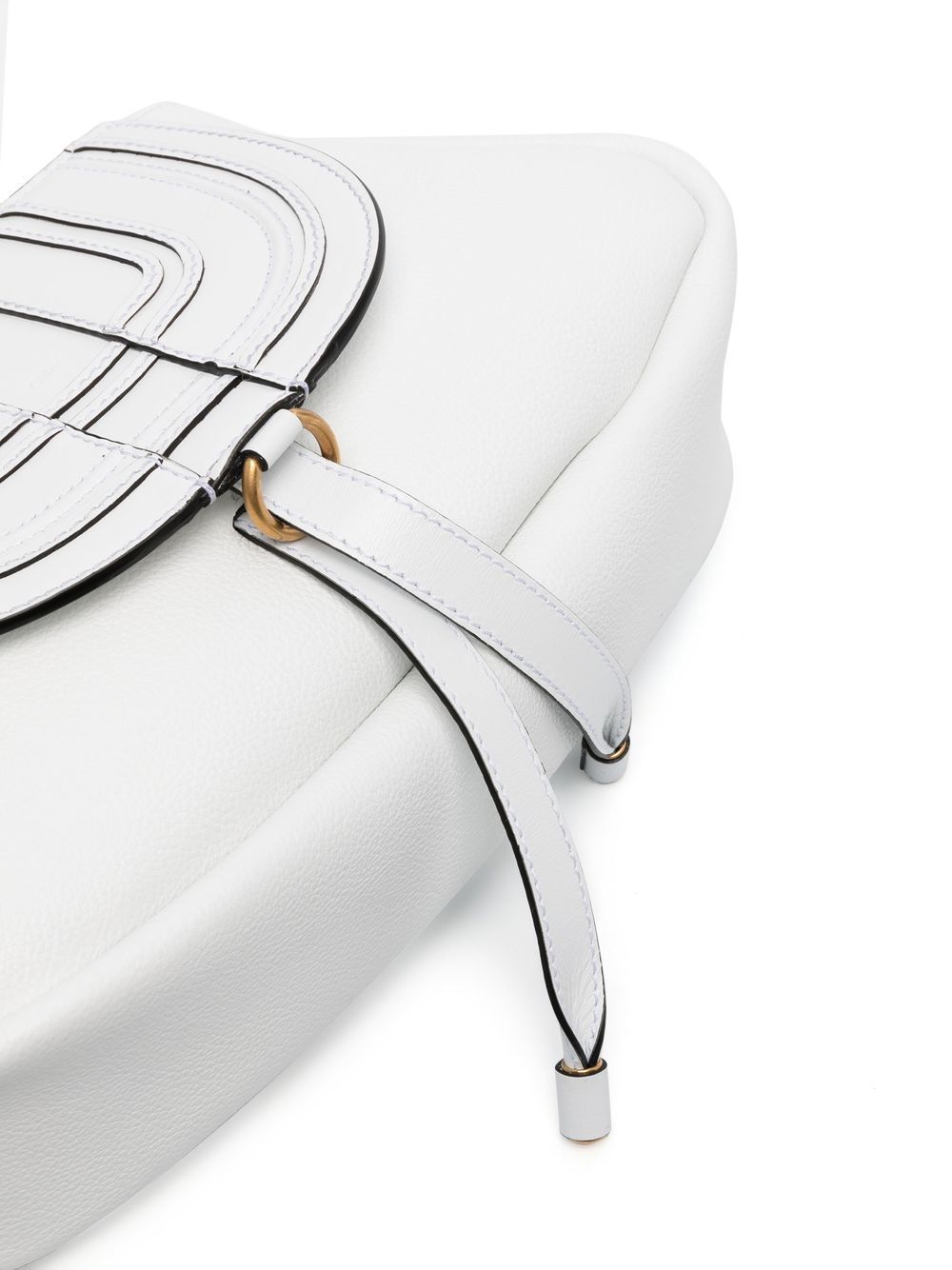 Shop Chloé Marcie Shoulder Bag In White