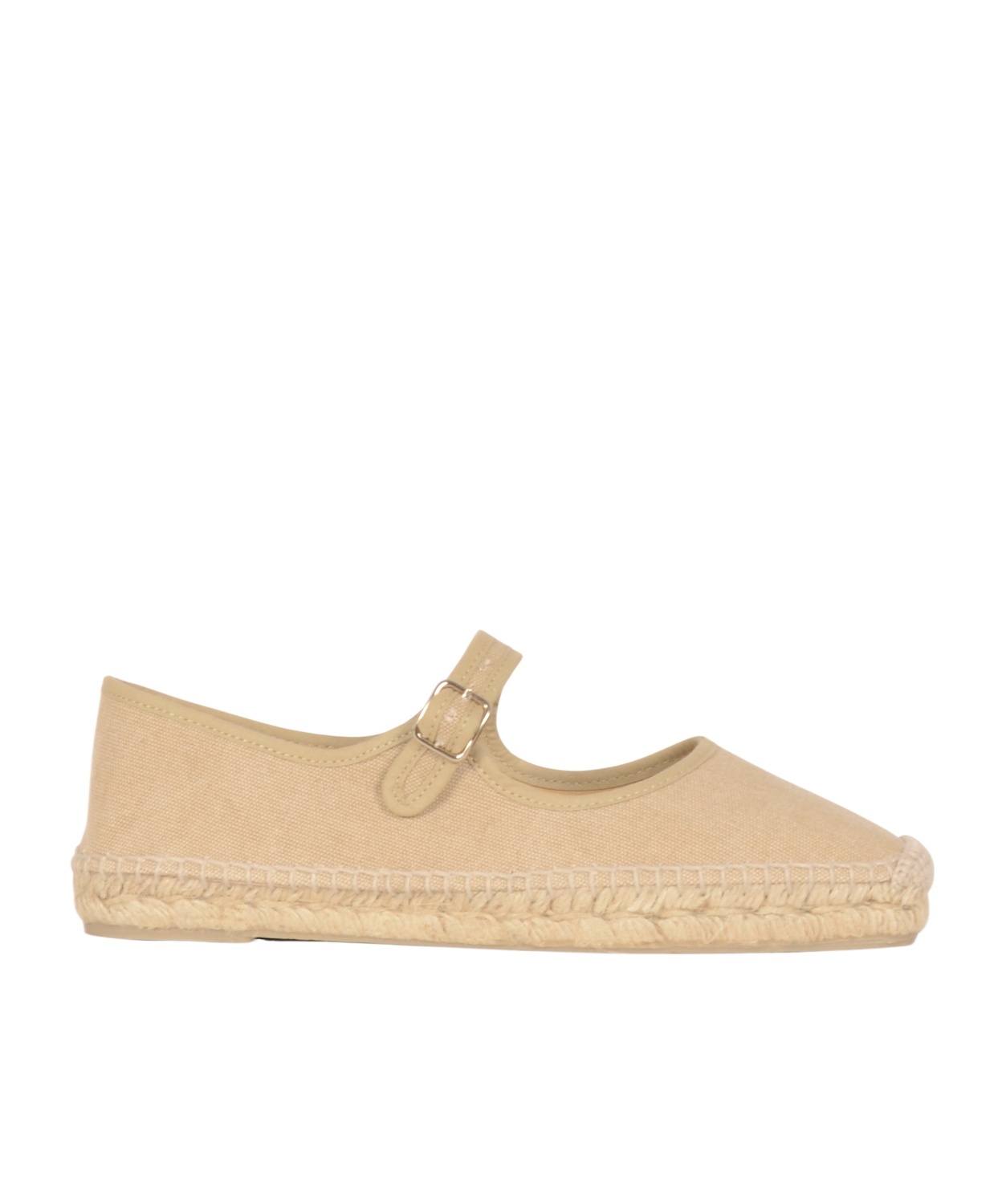Castaã±er Buckle Ballet Shoes In Animal Print