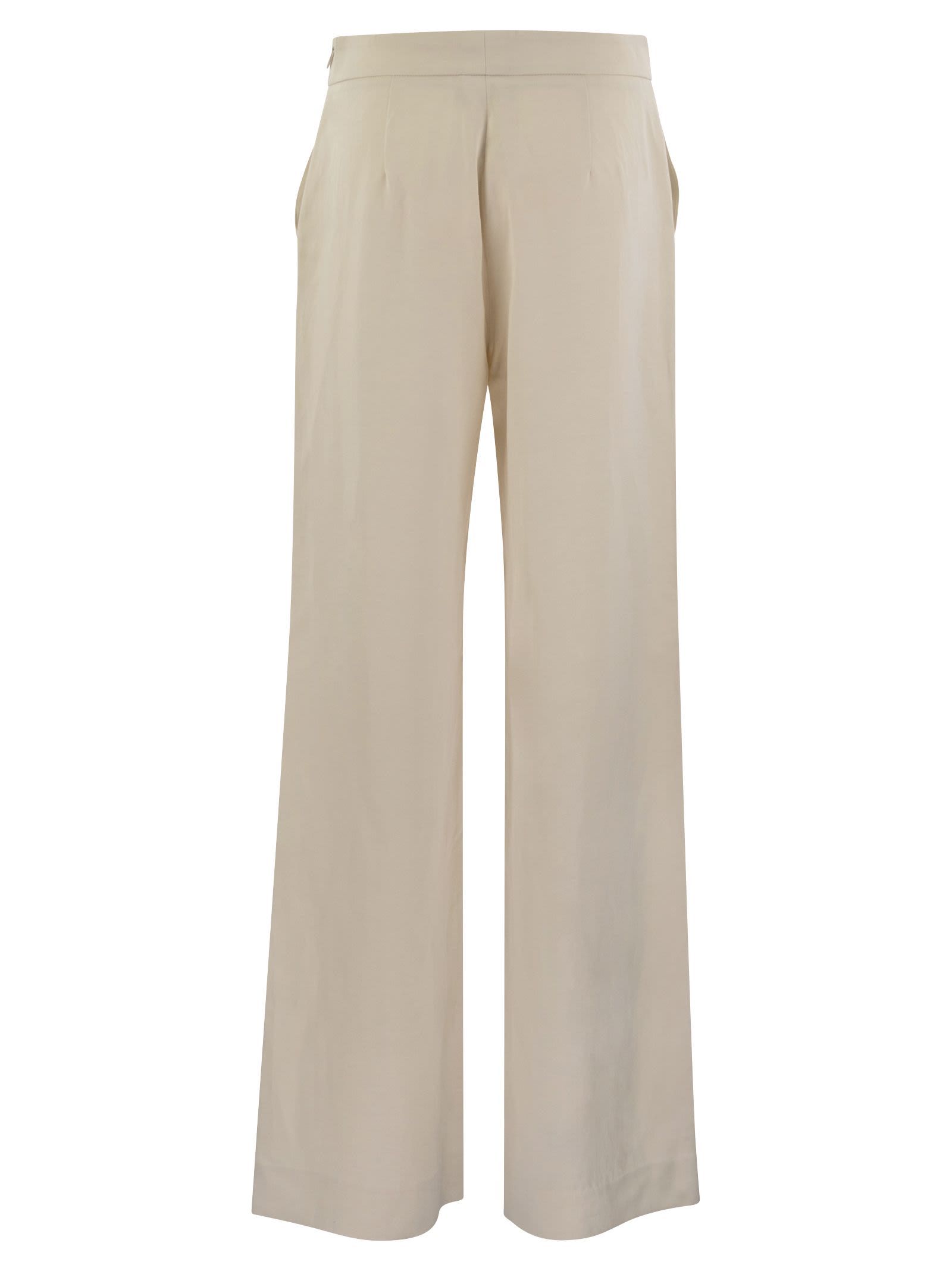 Antonelli Straight Leg Elastic Waist Trousers