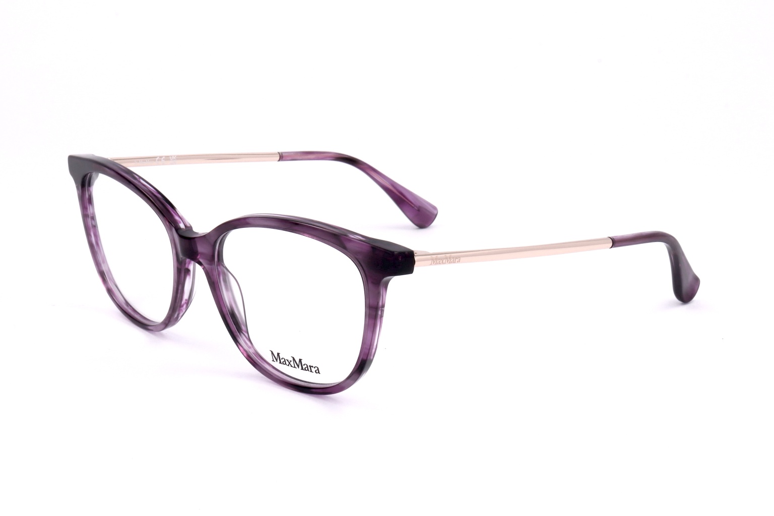 Shop Max Mara Square Frame Glasses In White