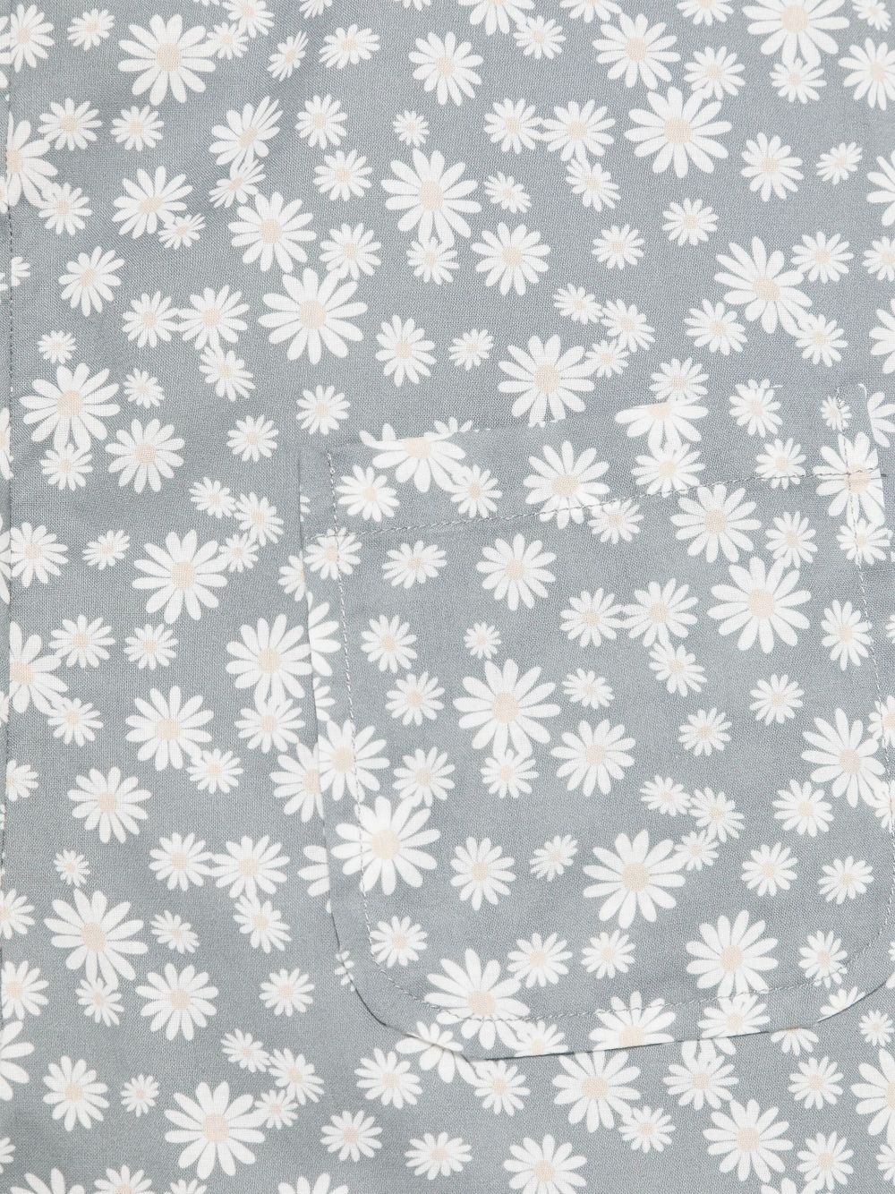 Il Gufo Floral-print Cotton Romper In Gray