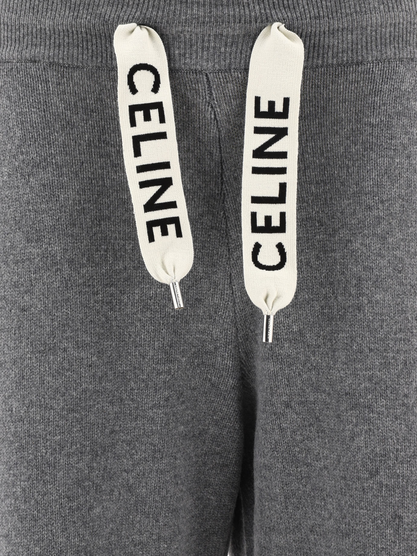 Celine Logo Sweatpants In Gray