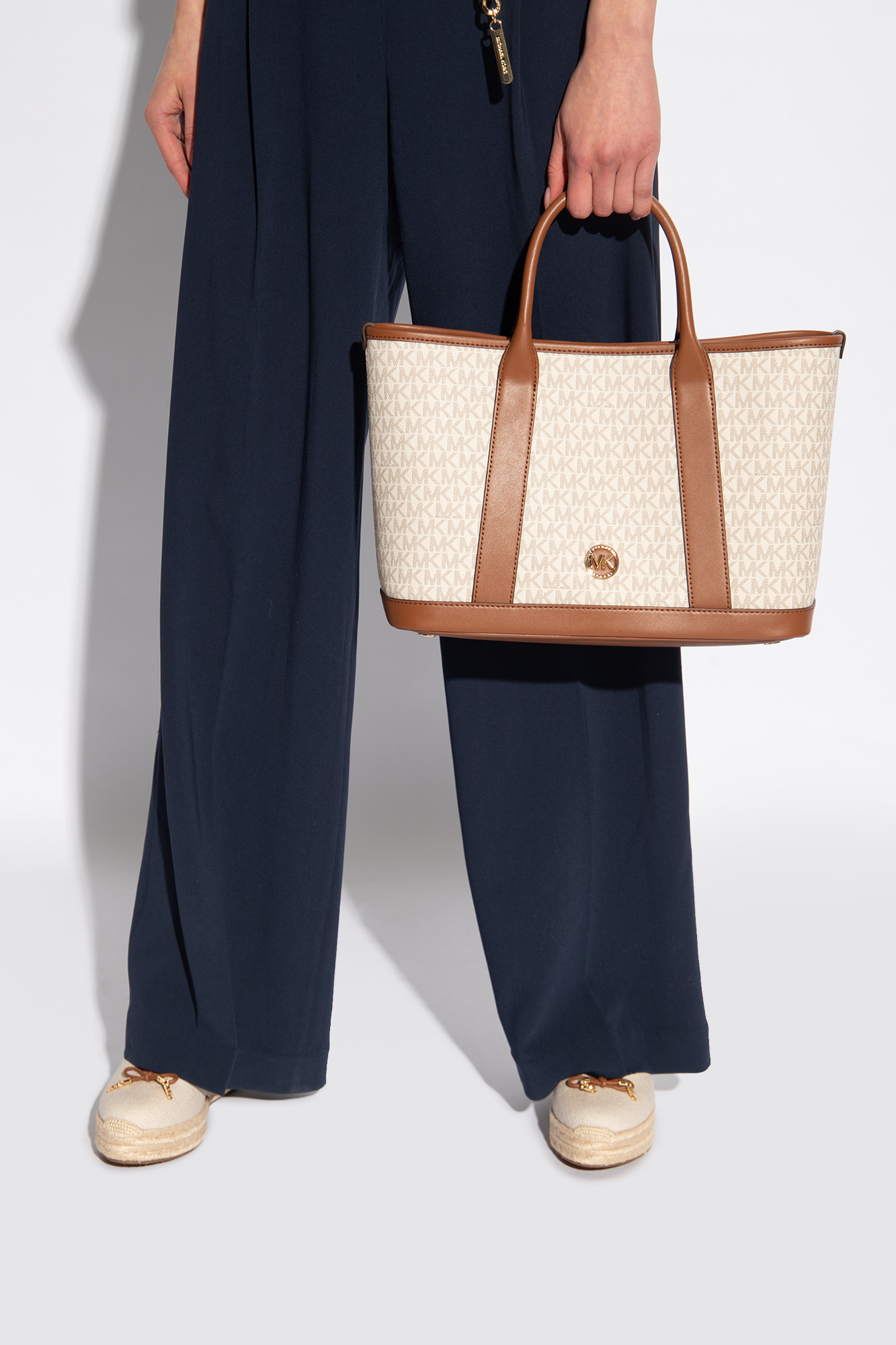 Michael Michael Kors Luisa Tote Bag In Nude