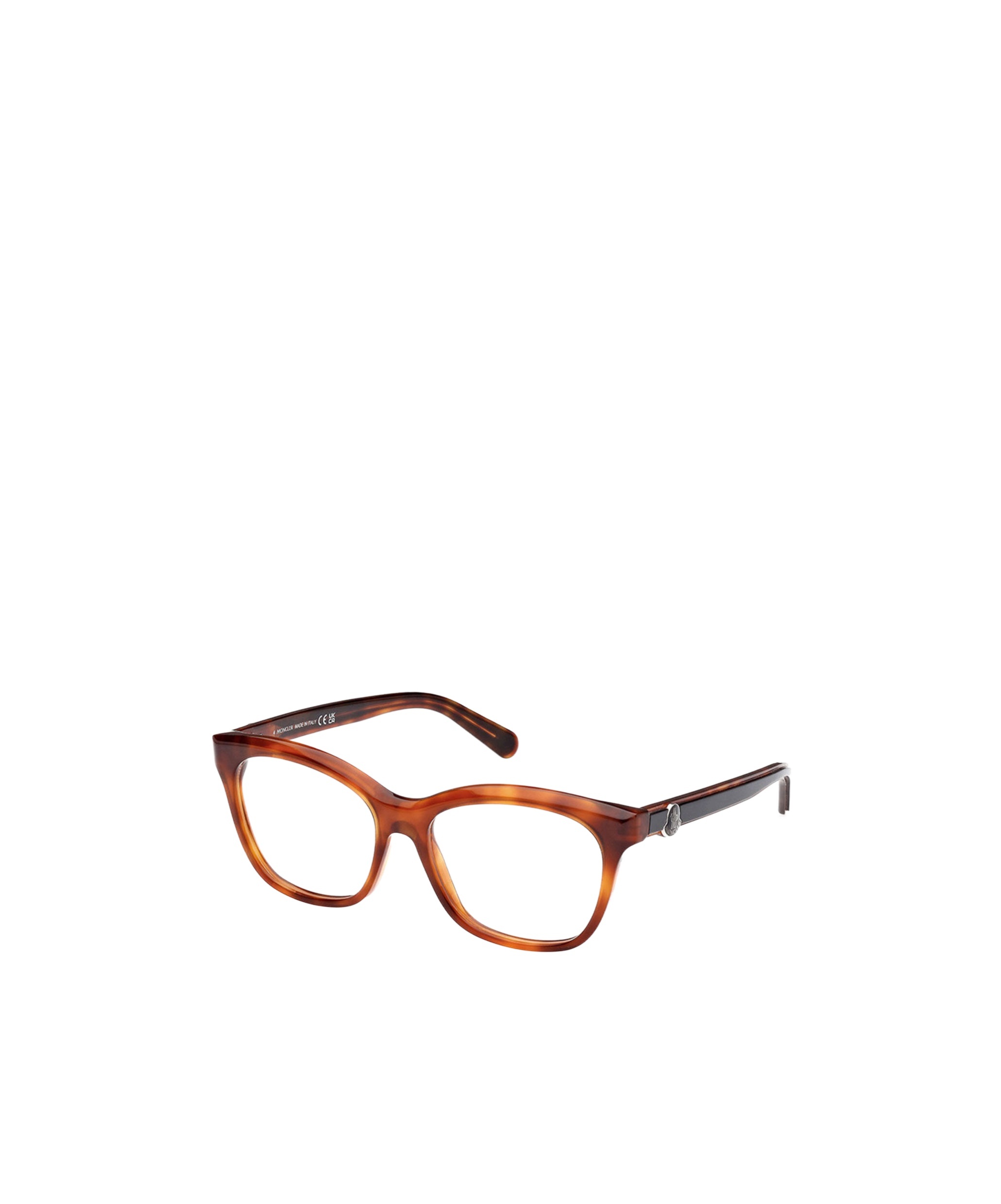 Shop Moncler Eyewear Square Frame Glasses In Multicolor